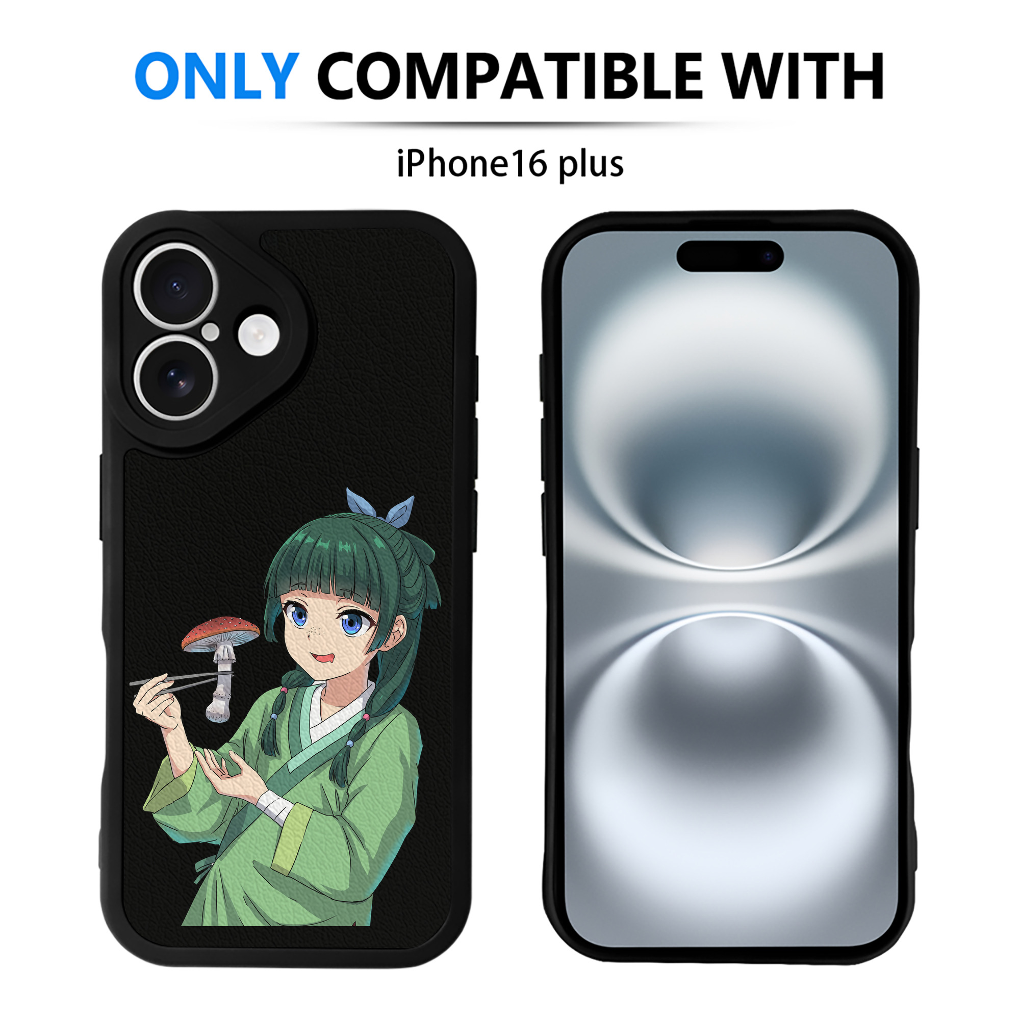 薬屋のひとりごと The Apothecary Diaries 【iPhone 16シリーズ対応】シリコンスマホケース（レザー調） 材質：シリコン